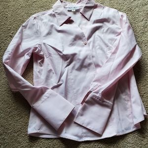 Calvin Klein pink blouse shirt, size 8